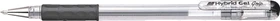 Pentel Hybrid Gel Grip K116 Gelroller schwarz/transparent