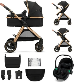 Kinderkraft Esme Pro 3in1 Kombi-Kinderwagen schwarz