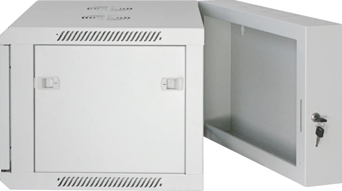 Intellinet Wandschrank 15HE, Sicherheitsglastür, IP2X, hellgrau, 550mm tief