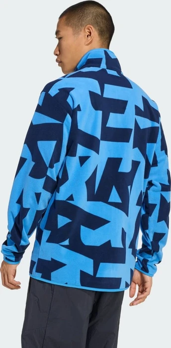 adidas Terrex Multi Printed Fleece Jacke ray blue/legend ink (Herren)