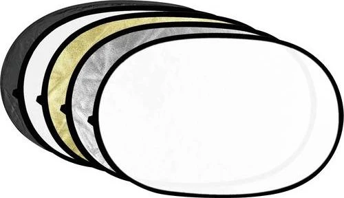 Godox Collapsible 5-in-1 Reflector Disc Gold, Silber, Schwarz, Weiß, Transluzent RFT-05 120x180cm
