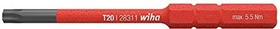 Wiha 283115 slimBit electric VDE Torx Wechselklinge 6mm, T6x75mm