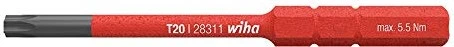 Wiha 283115 slimBit electric VDE Torx Wechselklinge 6mm, T6x75mm