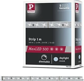 Paulmann MaxLED 500 Strip LED-Streifen tageslichtweiß unbeschichtet 1m