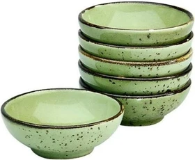 CreaTable Nature Collection Sojaschale green, 6 Stück