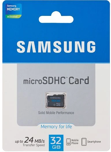 Samsung Standard R24 32GB, Class 6