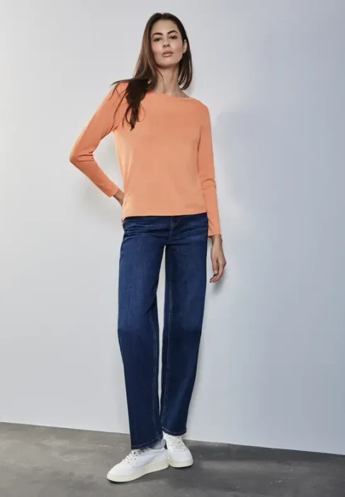 Street One Noreen Strickpullover creamy orange (Damen)
