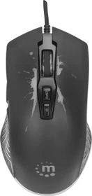 Manhattan RGB Gaming-Maus, 7 Tasten, 7200dpi, schwarz, USB (190220)