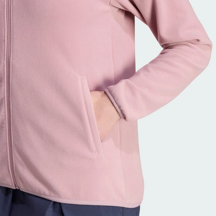 adidas Terrex Multi Essentials Fleece Jacke magic mauve (Damen)