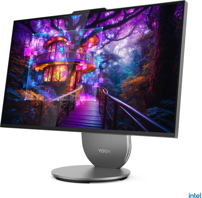Lenovo Yoga AiO 27IAH10, Luna Grey, Core Ultra 9 285H, 32GB RAM, 1TB SSD, GeForce RTX 4050, PL