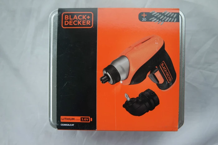 Black&Decker CS3652LCAT Akku-Schrauber inkl. Akku 1.5Ah + Zubehör