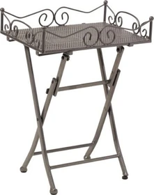 greemotion Toulouse Beistelltisch klappbar 51x36cm eisengrau