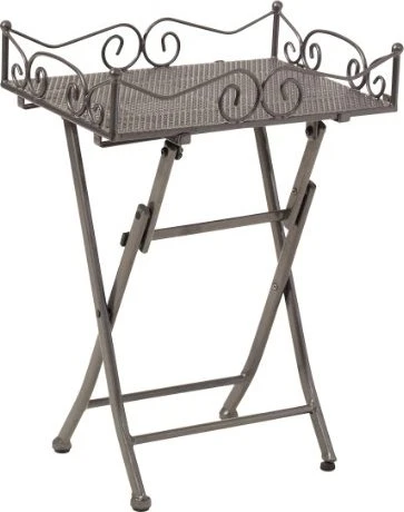 greemotion Toulouse Beistelltisch klappbar 51x36cm eisengrau