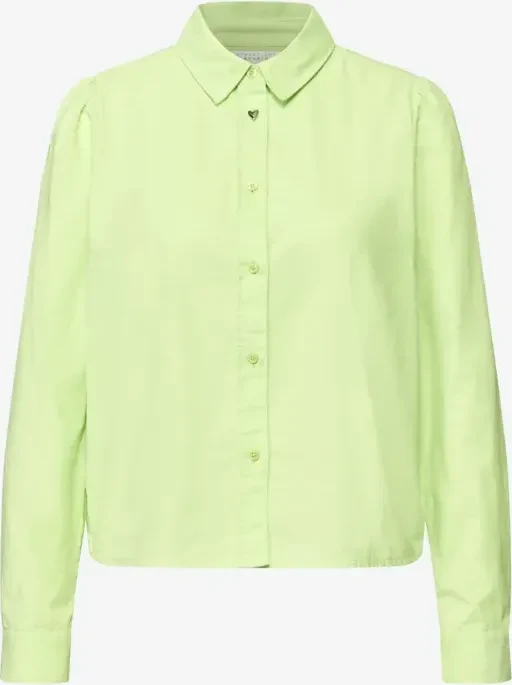 Street One Studio Cord Hemdbluse Hemd langarm flare green (Damen)