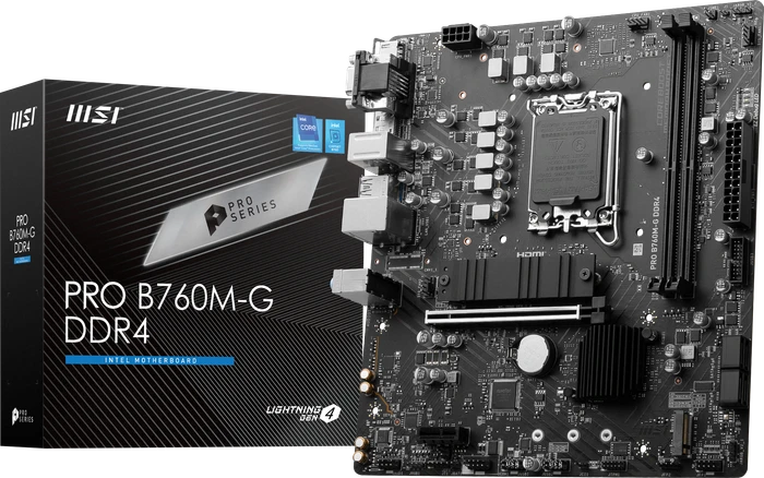 MSI PRO B760M-G DDR4 (Intel 1700)