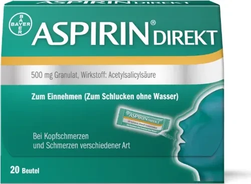 Bayer Aspirin Direkt 500mg Granulat Beutel
