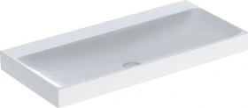 Geberit ONE Waschtisch Abgang vertikal 105cm, ohne Hahnloch, weiß/KeraTect