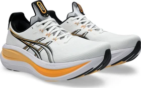 Asics Gel-Nimbus 28 white/stadium orange (Herren)