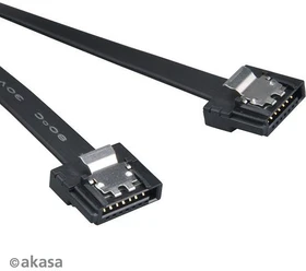 Akasa Proslim SATA Kabel schwarz 0.30m (AK-CBSA05-30BK)
