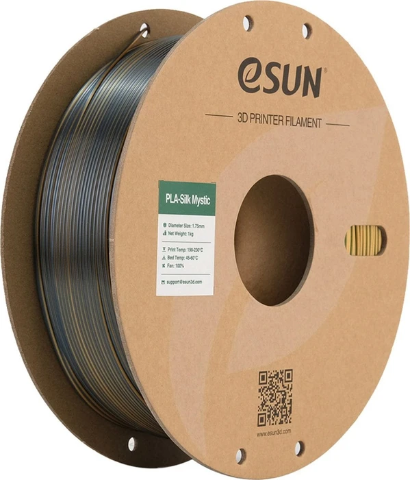 eSUN PLA-Silk Mystic, GOLD GREEN BLACK, Spule, 1.75mm, 1.00kg