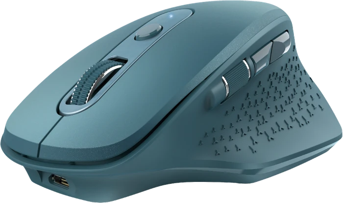 Trust Ozaa Rechargeable Wireless Mouse blau, USB