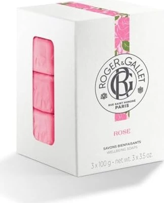 Roger & Gallet Rose feste Seife, 300g (3x 100g)