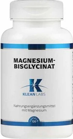 Klean Labs Magnesium Bisglycinat Kapseln, 120 Stück