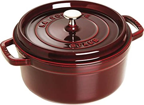 Zwilling Staub Cocotte Schmortopf rund 24cm 3.8l grenadine