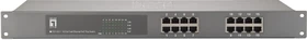 LevelOne FEP Rackmount Switch, 16x RJ-45, 240W PoE+ (FEP-1611 / 520826)