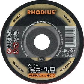 Rhodius XT70 Trennscheibe, 125x1x22.23mm, 100 Stück