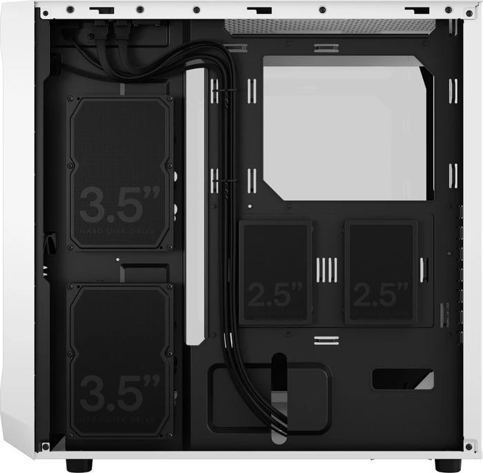 Fractal Design Focus 2, weiß, Glasfenster