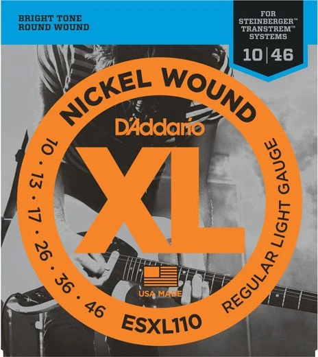 D'Addario XL Nickel Wound Regular Light Double Ball End