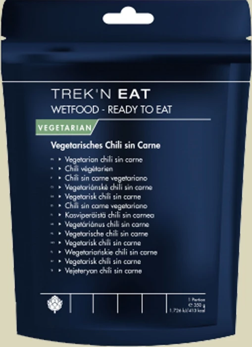 Trek'n Eat Ready to Eat Vegetarisches Chili sin Carne 413kcal