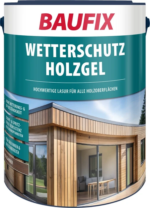 Baufix Wetterschutz Holzgel palisander, 5l