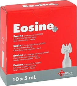 Eosin 2% wässrige Pflegelösung steril, 50ml (5x 10ml)