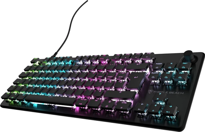 Turtle Beach Vulcan II TKL, schwarz, LEDs RGB, TITAN Mechanical Linear, USB, FR
