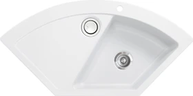 systemceram Mera Eck F Einbau Becken rechts polar