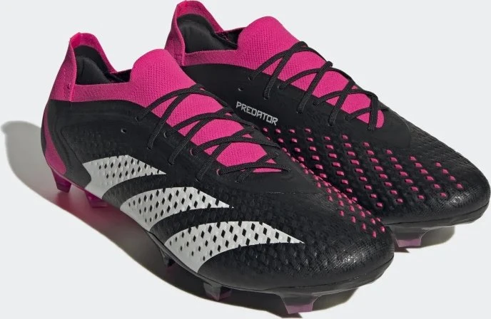 adidas Predator Accuracy.1 Low FG core black/cloud white/team shock pink 2
