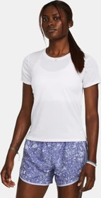 Under Armour Launch Funktionsshirt kurzarm white/reflective (Damen)