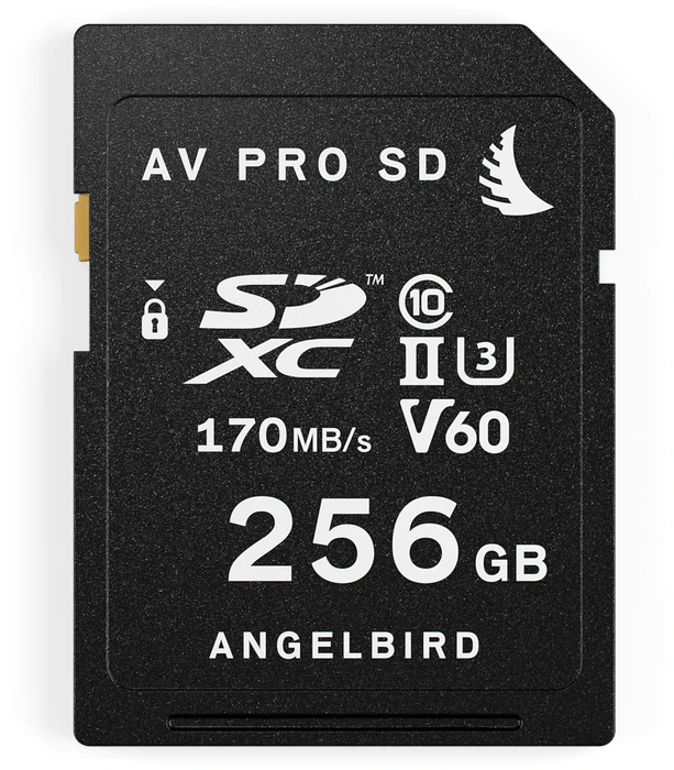 Angelbird AV PRO SD V60 R170/W105 256GB, UHS-II U3, Class 10