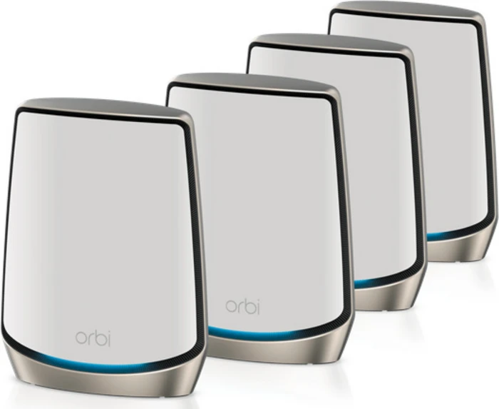 Netgear Orbi Wi-Fi 6, 860 Serie RBK863S, AX6000, Router und 3x Repeater Set, 4er-Bundle