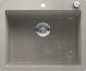Blanco Pleon 6 InFino Becken mittig mit Ablauffernbedienung beton-style