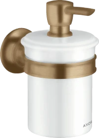 Hansgrohe Axor Montreux Seifenspender mit Halter brushed bronze