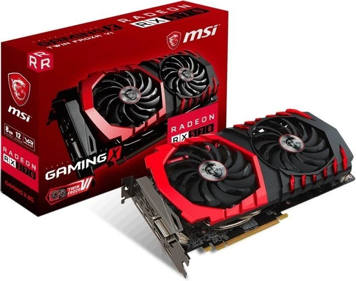 MSI Radeon RX 570 Gaming X 8G, 8GB GDDR5, DVI, 2x HDMI, 2x DP