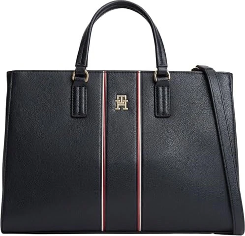 Tommy Hilfiger Signature Crossbody-Satchel Handtasche space blue