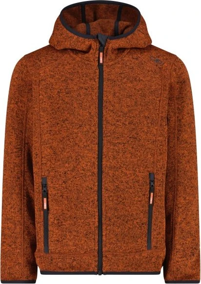 CMP Fix Hood Fleece Funktionsjacke orange/antracite (Junior)