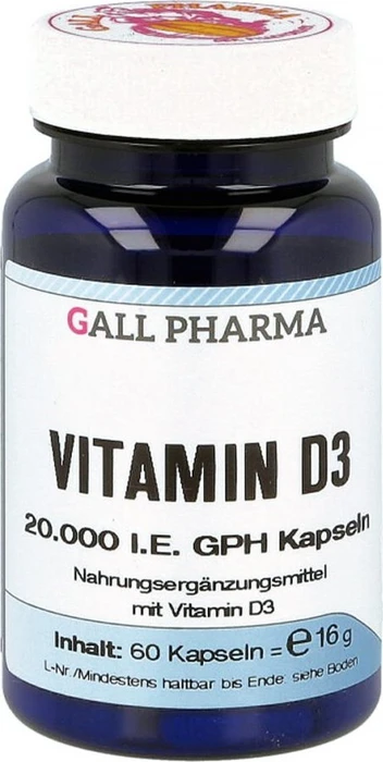 Hecht Pharma Vitamin D3 20.000 I.E. GPH Kapseln