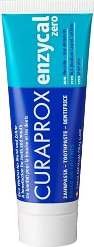 Curaden Curaprox enzycal zero fluoride Extra ohne Zahncreme, 75ml