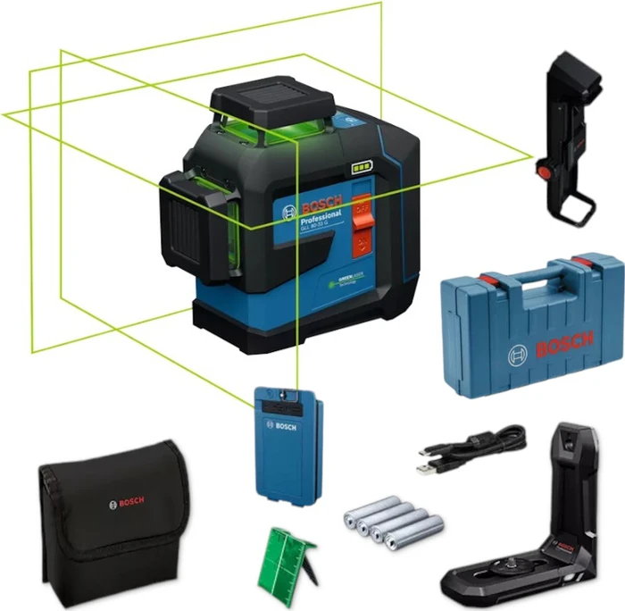 Bosch Professional GLL 80-33 G Akku-/Batterie-Linienlaser inkl. Koffer + Akku + Zubehör