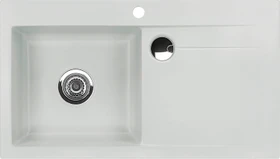 systemceram Stema 90 F Einbau Becken links alu